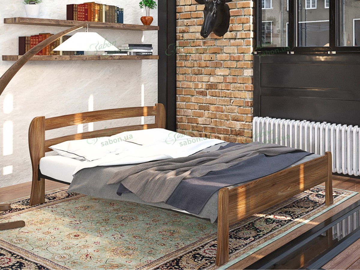 Дерев'яне ліжко Айріс