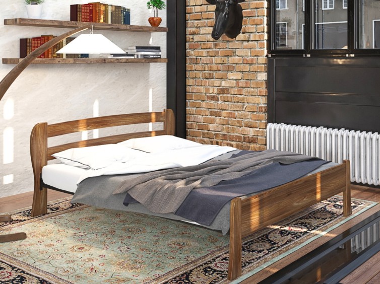 Дерев'яне ліжко Айріс 1