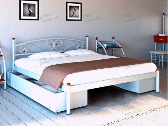 Металеве ліжко Вероніка 2