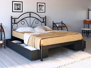 Металеве ліжко Діана