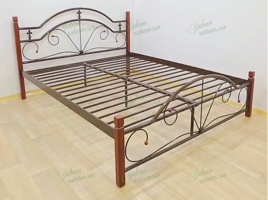 Металлическая кровать Диана Дерево 2