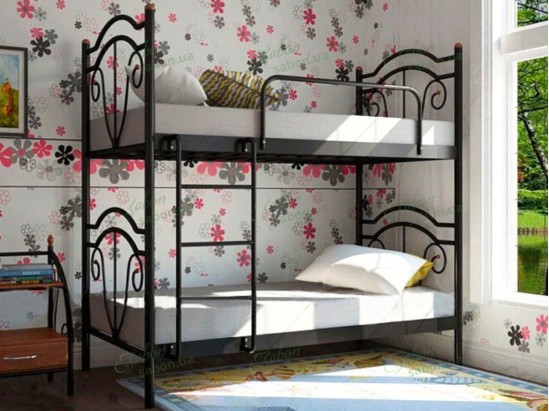 Металеве двоярусне ліжко Діана 2