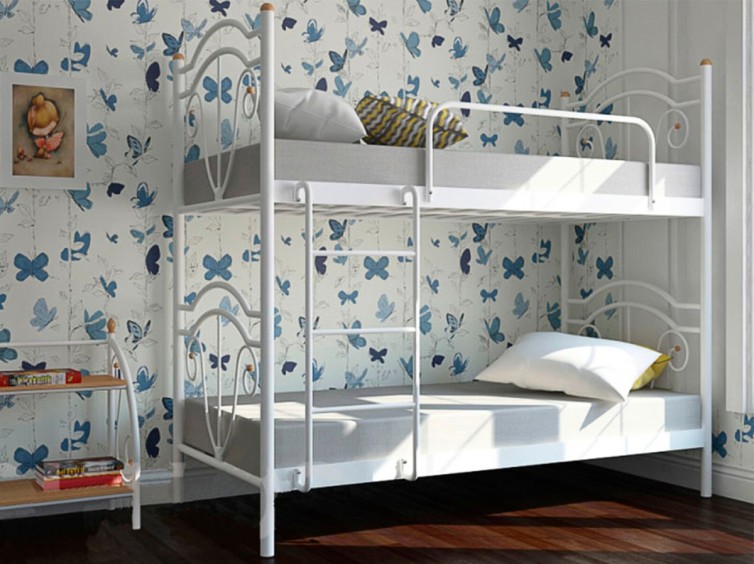 Металлическая двухъярусная кровать Диана 1