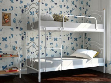 Металеве двоярусне ліжко Діана