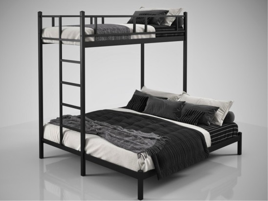 Металлическая двухъярусная кровать Фулхем 3 2