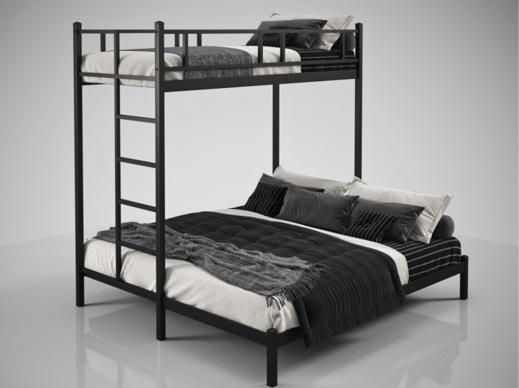 Металеве двоярусне ліжко Фулхем 3 2 