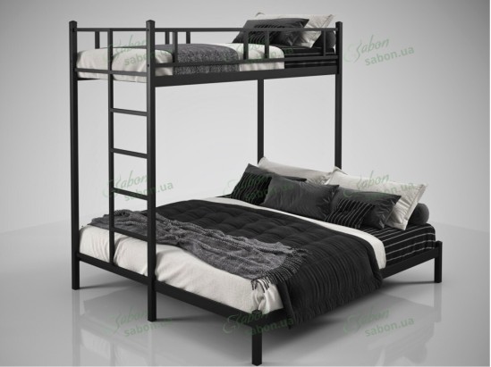 Металеве двоярусне ліжко Фулхем 3 2 