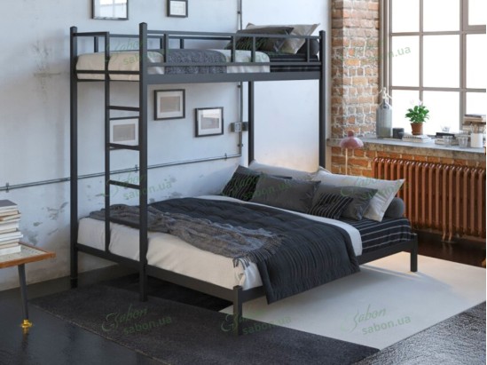 Металеве двоярусне ліжко Фулхем 3 Металеве двоярусне ліжко Фулхем 3 1