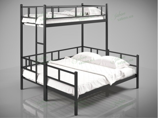 Металеве двоярусне ліжко Фулхем ЛЮКС 2