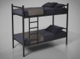 Металлическая двухъярусная кровать Лидс 12