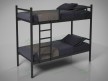 Металеве двоярусне ліжко Лідс 2