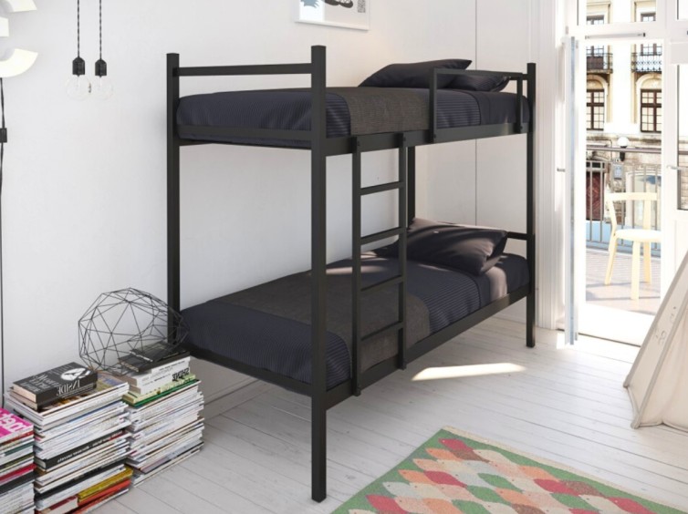 Металеве двоярусне ліжко Лідс 1