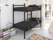 Металеве двоярусне ліжко Лідс