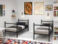 Металлическая двухъярусная кровать-трансформер Лидс 16
