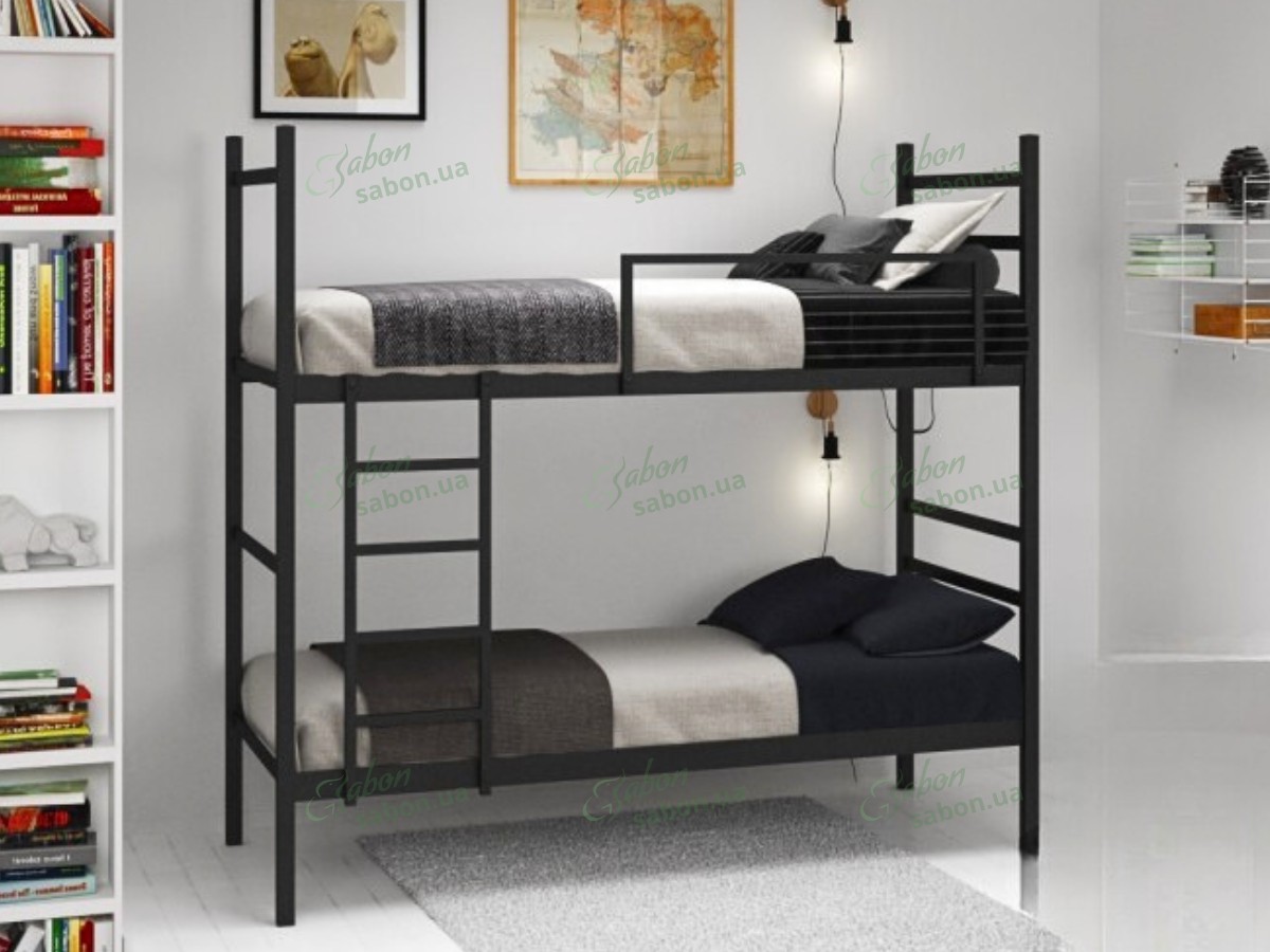 Металлическая двухъярусная кровать-трансформер Лидс Металлическая двухъярусная кровать-трансформер Лидс