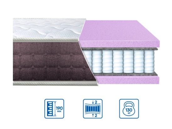 Ортопедический матрас Spring foam ТРИКОТАЖ 2