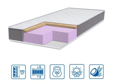 Ортопедичний матрац TWIN COCOS