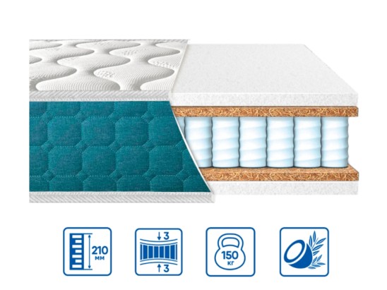 Ортопедический матрас FRESH SPRING COCOS 2