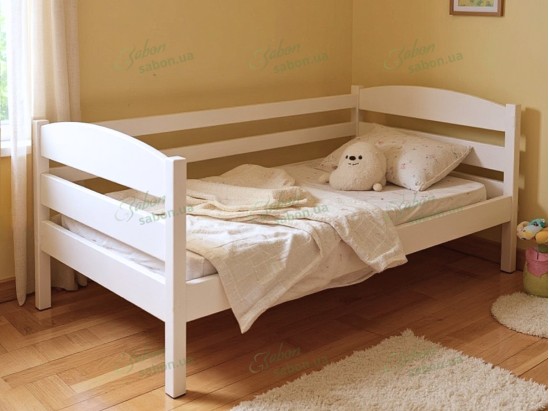 Детская кровать Хьюго ясень из натурального дерева 3 