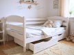 Детская кровать Хьюго ясень из натурального дерева