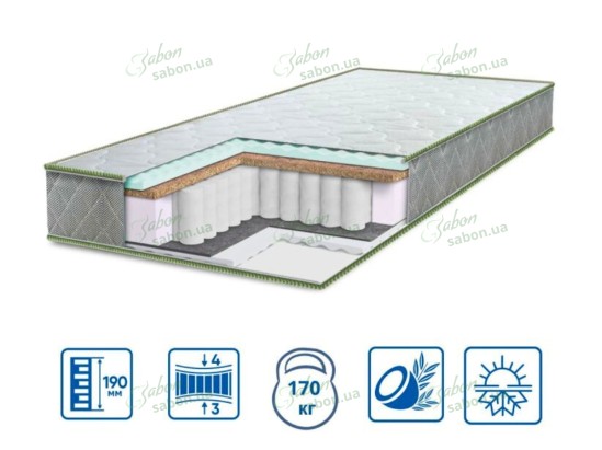 Ортопедический матрас PULSON 2в1 1