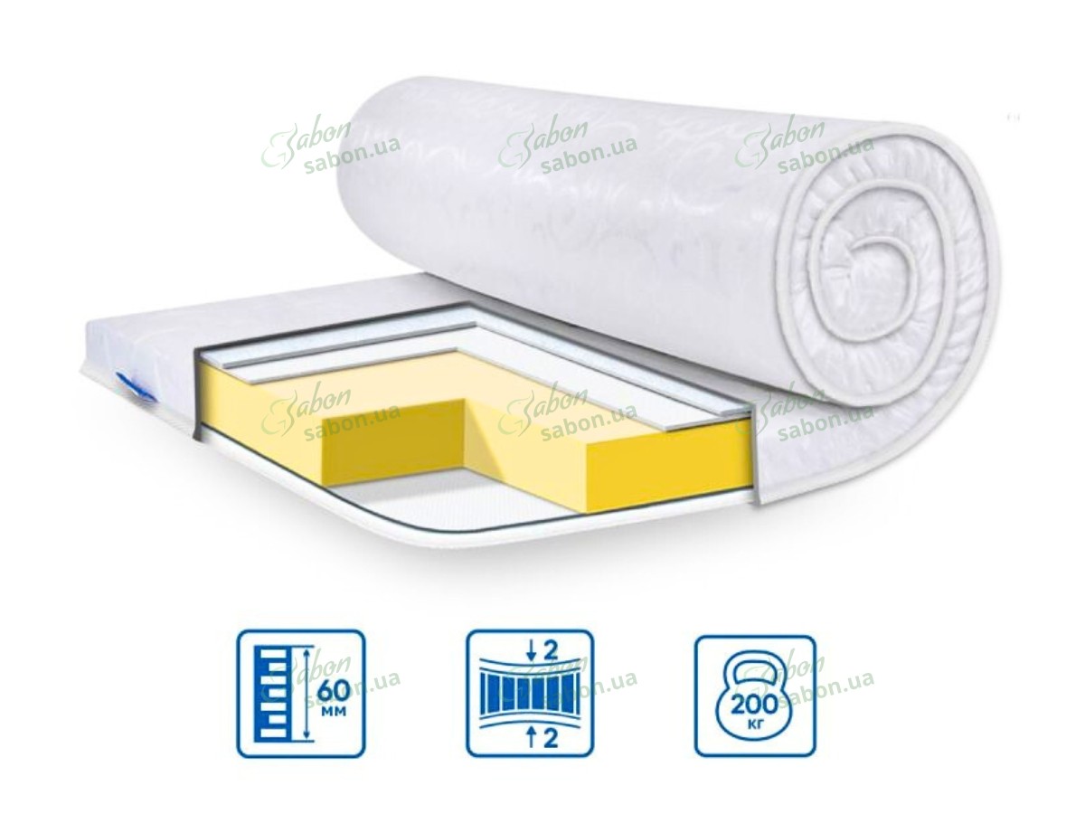 Ортопедичний міні-матрац MEMORY х4 жаккард Ортопедичний міні-матрац MEMORY х4 жаккард