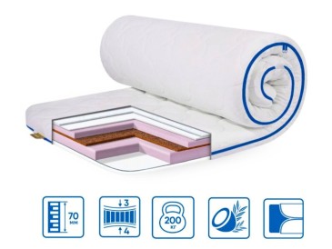 Ортопедичний міні-матрац MEMORY-MIX трикотаж