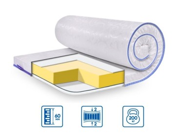 Ортопедичний міні-матрац BIG-MEMORY жаккард