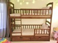 Деревянная двухъярусная кровать-трансформер Карина