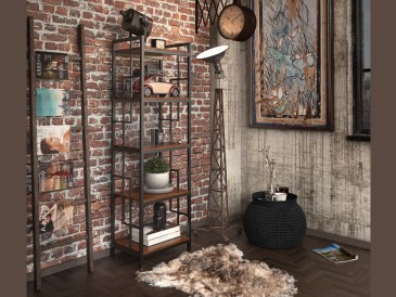 Современный стеллаж Брайтон 5
