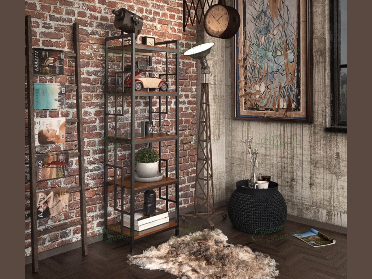 Современный стеллаж Брайтон 5