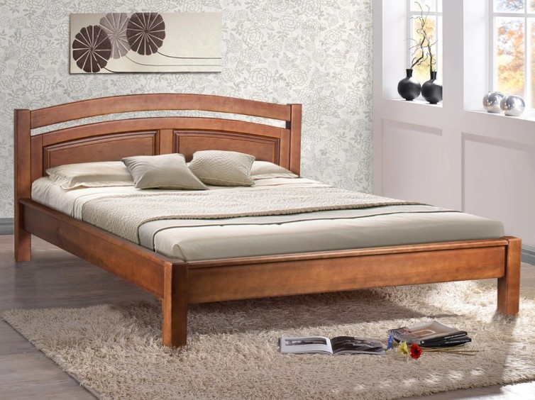 Дерев'яне ліжко Фантазія 1