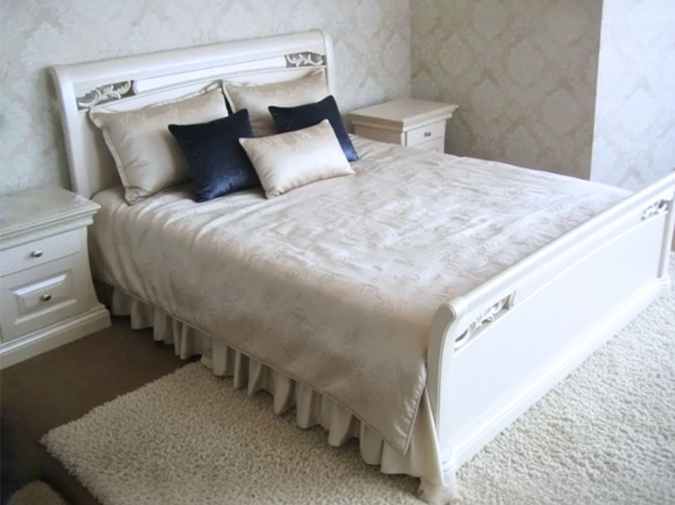 Дерев'яне ліжко Шопен 9 