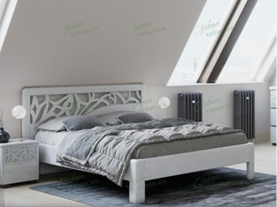 Деревянная кровать Италия 1