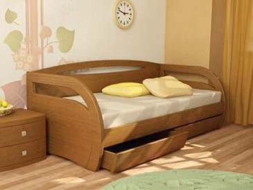 Дитяче ліжко Баварія з натурального дерева