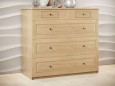 Комод Фантазія 3+2 з натурального дерева 12