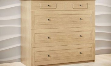 Комод Фантазия 3+2 из натурального дерева 2