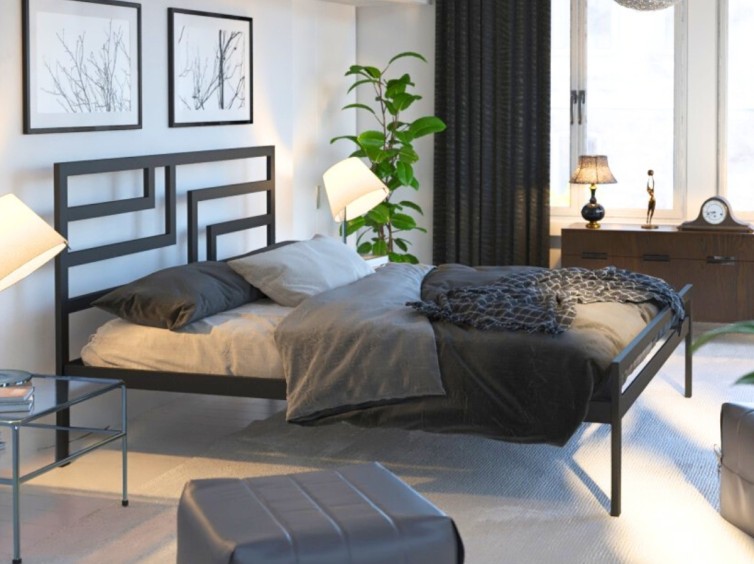 Металеве ліжко Кінгстон 1