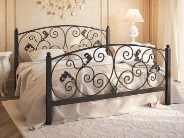 Металеве ліжко Магнолія