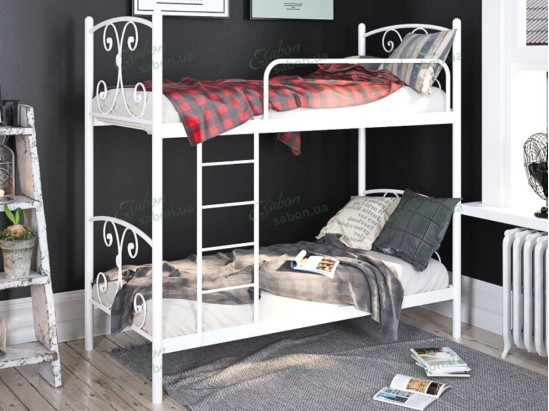Металлическая двухъярусная кровать Жасмин 1