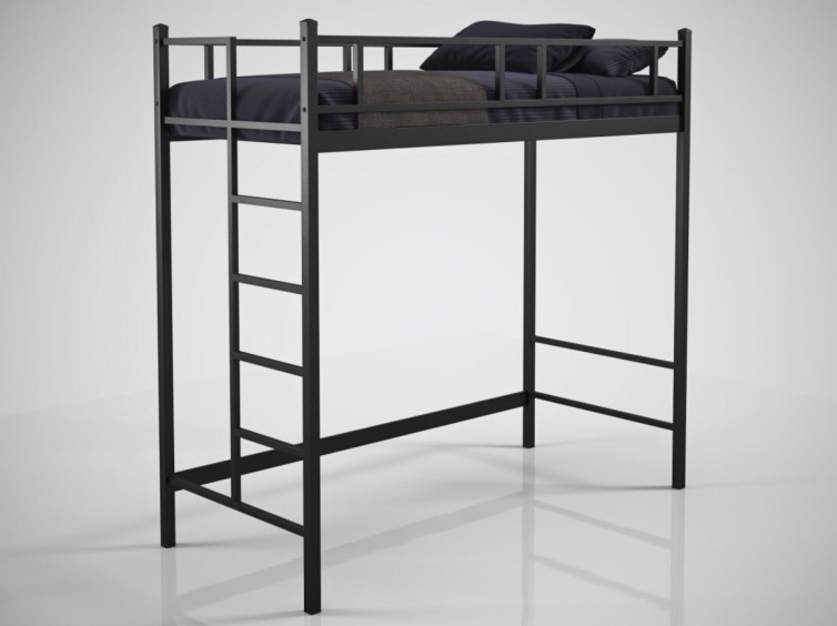 Металлическая двухъярусная кровать-чердак Фулхэм 2 