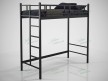 Металеве двоярусне ліжко-горище Фулхем 2