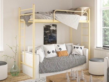 Металеве двоярусне ліжко-горище Едельвейс