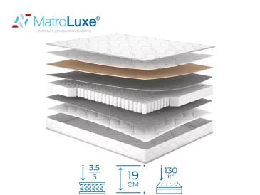 Ортопедичний матрац Rulle/Руллє екстра кокос