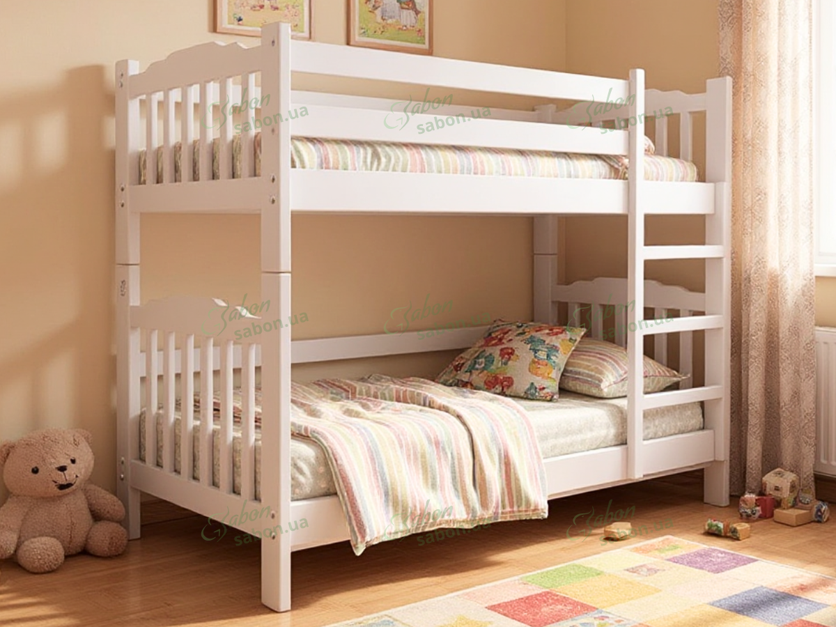 Дерев'яне двоярусне ліжко-трансформер Бай-Бай Люкс Дерев'яне двоярусне ліжко-трансформер Бай-Бай Люкс