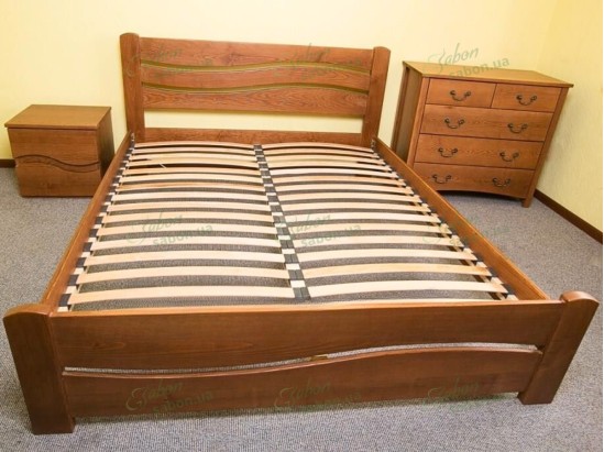 Деревянная кровать Волна 3 ясень 1