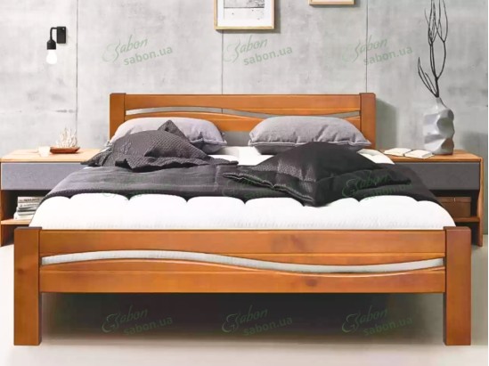 Подростковая кровать Волна 3 ольха мини 1