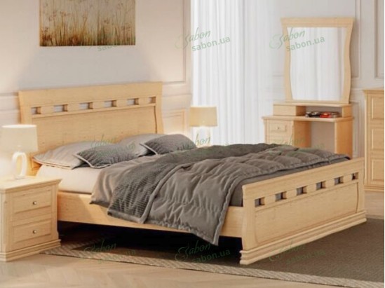 Деревянная кровать Ладья 1