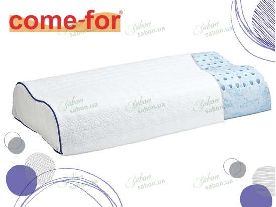 Подушка ортопедическая Эдвайс Латекс Гель Контур 1