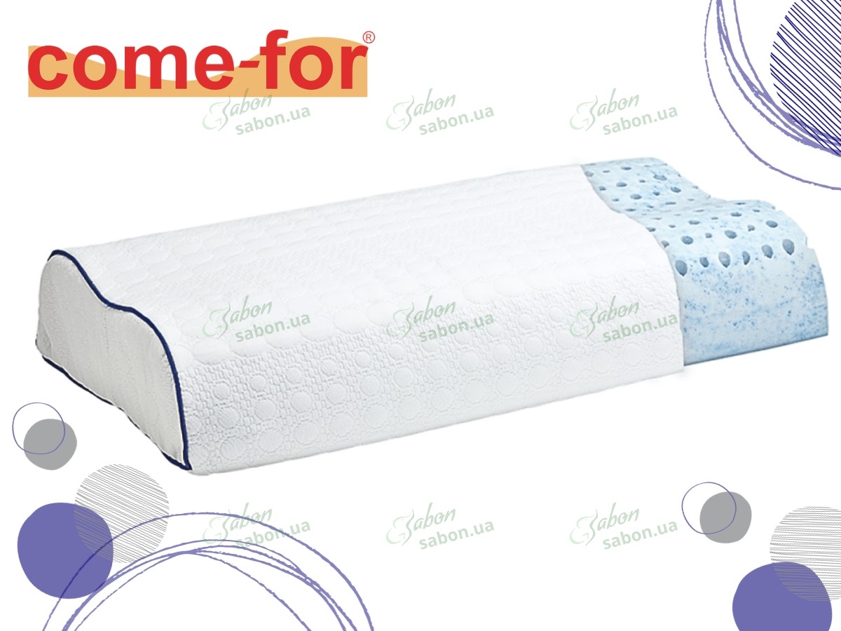 Подушка ортопедична Едвайс Латекс Гель Контур